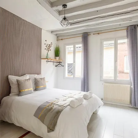 公寓 Maison Hyper Centre - Patio - Tv 4k - Wifi-fibre - 4 - Machine A Laver - Seche Linge - Lave Vaisselle - Confort - Spacieux 鲁昂